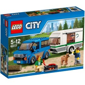 Bild på LEGO City - Skåpbil och husvagn 60117