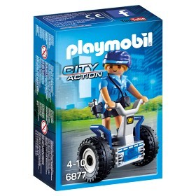 Bild på Playmobil City Action - Kvinnlig polis med balansracercykel 6877