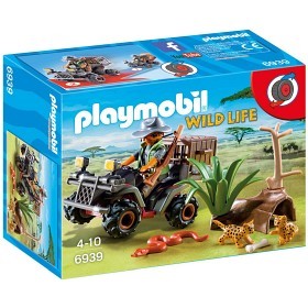 Bild på Playmobil Wild Life - Tjuvskytt med fyrhjuling 6939
