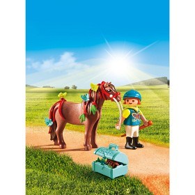 Bild på Playmobil Country - Ponnyhäst att pynta ”Fjäril” 6971