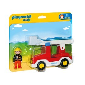 Bild på Playmobil 1.2.3 6967 Brandvagn med stege