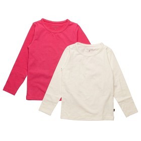 Bild på MINYMO T-shirt LS 2-pack Dark Pink
