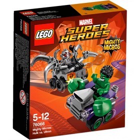 Bild på LEGO Super Heroes - Mäktiga mikromodeller: Hulken mot Ultron 76066