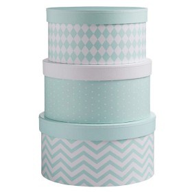 Bild på Kids Concept Pappboxar 3-pack Barnkammaren (Mint)