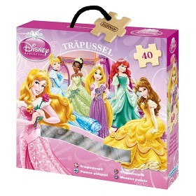 Bild på Disney Prinsessor - Träpussel 40 bitar