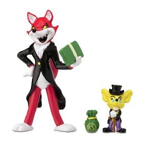Bild på Bamse Reinard Räv och Krösus Sork Figurset