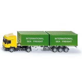 Bild på Siku Lastbil med containers 1:50