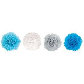 Bild på JaBaDaBaDo PomPoms 4-pack (Ljusblå)