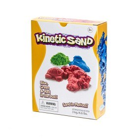 Bild på Kinetic Sand Red Green Blue 3 kg