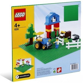 Bild på LEGO Bricks & More - Grön Byggplatta 32*32 626