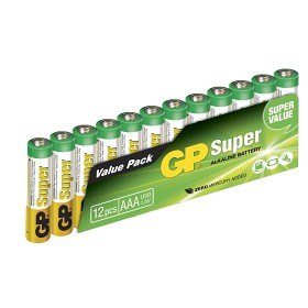 Bild på GP Batteri AAA 1,5v alkaliskt 12-pack