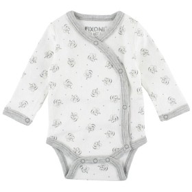 Bild på Fixoni Little Bee Prematur omlottbody (vit)