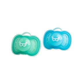Bild på Herobility Pacifier 2x Nappar 6m+ (Blå/Turkos)