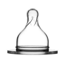Bild på Eco Viking - Dinapp Wide Neck Silikon 2-pack (6+ mån Y-skåra)