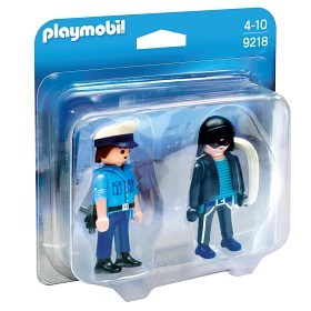 Bild på Playmobil DuoPack Polis och inbrottstjuv 9218