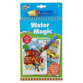 Bild på Galt Water Magic Målarbok (Fordon)