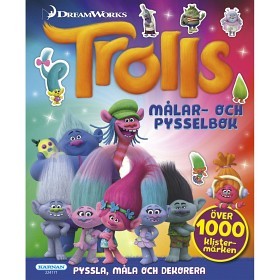 Bild på Trolls Målar- och pysselbok med över 1000 klistermärken