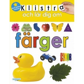 Bild på Kärnan Pysselbok Klistra och lär dig om färger