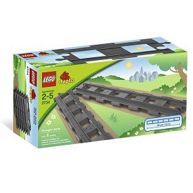 Bild på Lego Duplo Tåg - Raka Skenor 2734