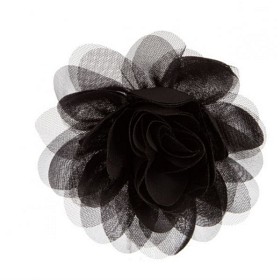 Bild på The Tiny Universe Hårspänne Blomma (Svart)