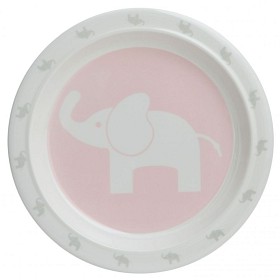 Bild på Rätt Start Tallrik Elefant (Rosa)
