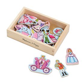 Bild på Melissa & Doug Prinsessmagneter i trä