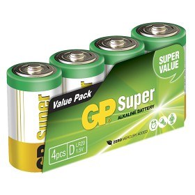 Bild på GP Batteri D 1,5v 4-pack