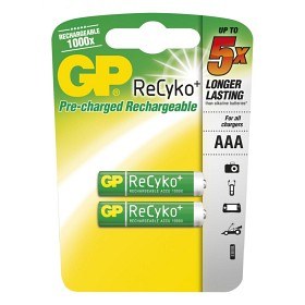 Bild på GP Batterier AAA 1,2v NiMh 850 mAh Laddningsbara