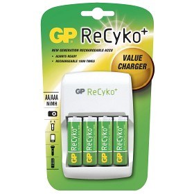 Bild på GP Batteriladdare inklusive AA batterier