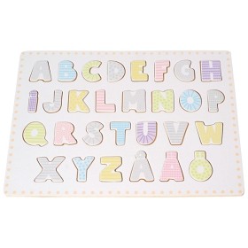 Bild på JaBaDaBaDo ABC pussel (pastell)