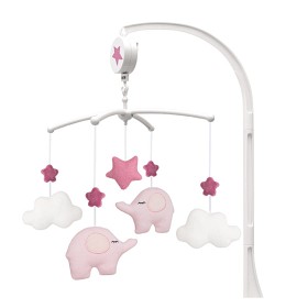 Bild på JaBaDaBaDo Musikmobil Elefant (Rosa)
