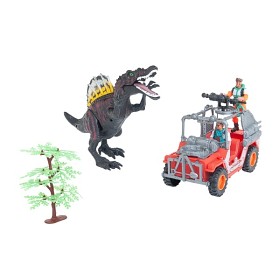 Bild på Lekset med dinosaurier figurer och bil