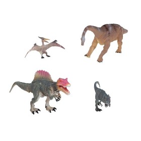 Bild på Presentförpackning med dinosaurier (Grå)