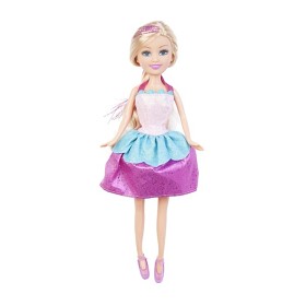 Bild på Sparkle Girlz Prinsessdocka i strut (Turkos och rosa)