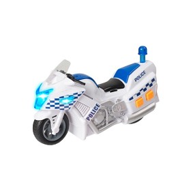 Bild på Polismotorcykel 15 cm med ljud och ljus (Vit)