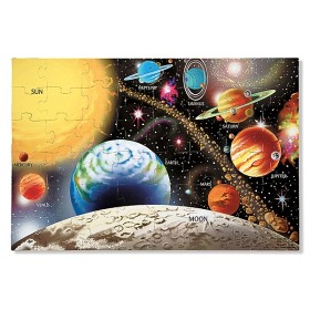 Bild på Melissa & Doug Stort golvpussel solsystemet (48-bitar)