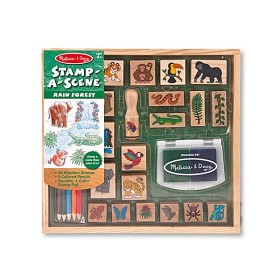 Bild på Melissa & Doug Stämpelset Regnskog