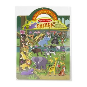 Bild på Melissa & Doug Återanvändbara tjocka stickers (Safari)