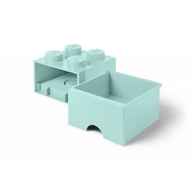 Bild på LEGO Förvaring med låda 4 (Turkos)