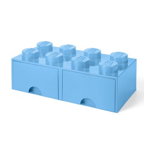 Bild på LEGO - Förvaringsbox 8 med lådor - light royal blue