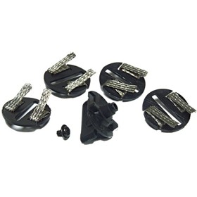 Bild på Scalextric Round Guide Blade + Braid 4-st + 1 screw - C8329