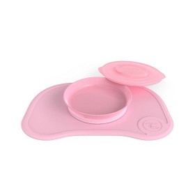 Bild på Twistshake Tallrik och Click Matta Pastell (Rosa)