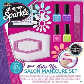 Bild på Shimmer 'n Sparkle Lite up salon manicure set