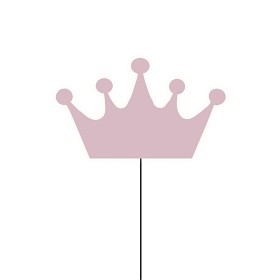 Bild på Globen Lighting Vägglampa Crown Rosa