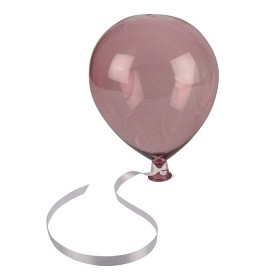 Bild på FORM Living - Ballong i glas 20x15 cm Mörkrosa