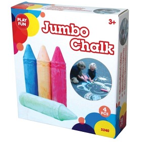 Bild på Playfun - Jumbo Gatukritor 4 st