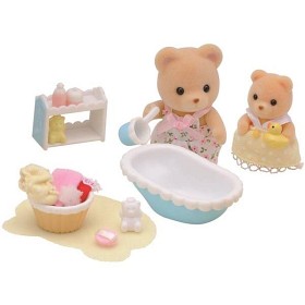 Bild på Sylvanian Families Babybadset och figurer