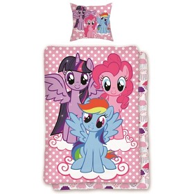 Bild på My Little Pony - Bäddset Dots 150x210 cm