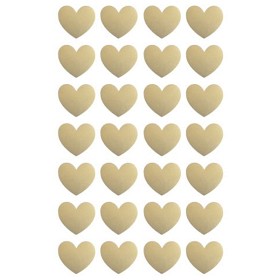 Bild på Familyroom - Wallsticker Hjärtan Guld