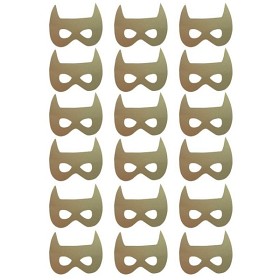 Bild på Familyroom Wallsticker Superhjältar (Guld)